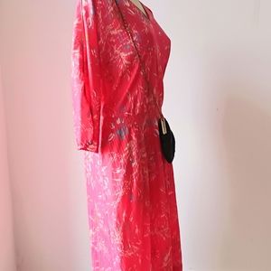 Pink multicolor dress